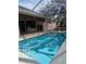 Refreshing screened-in pool with easy access at 2365 Ardenwood Dr, Spring Hill, FL 34609