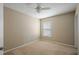 Spacious bedroom with ceiling fan and window at 3533 Juneberry Drive, Wesley Chapel, FL 33543