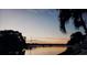 Tranquil waterfront sunset view at 3889 Pompano Se Dr # A, St Petersburg, FL 33705