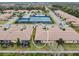 Aerial perspective of villa and nearby amenities at 417 Brandywine Falls Ct, Apollo Beach, FL 33572