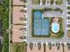 Aerial view showing villa's location near community amenities at 417 Brandywine Falls Ct, Apollo Beach, FL 33572