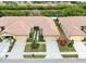 Aerial view showcasing villa's layout and community at 417 Brandywine Falls Ct, Apollo Beach, FL 33572