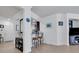 Kitchen breakfast bar with seating for two at 417 Brandywine Falls Ct, Apollo Beach, FL 33572