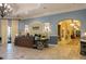 Bright and spacious community lobby with access to hallways at 417 Brandywine Falls Ct, Apollo Beach, FL 33572