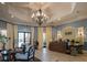 Elegant community clubhouse lobby with seating area and reception desk at 417 Brandywine Falls Ct, Apollo Beach, FL 33572