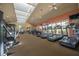 Well-equipped fitness center featuring treadmills and weight machines at 417 Brandywine Falls Ct, Apollo Beach, FL 33572