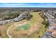 Aerial view of homes and golf course at 4605 Lisette Cir, Brooksville, FL 34604