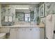 Bathroom with updated vanity and relaxing decor at 4900 Brittany S Dr # 701, St Petersburg, FL 33715