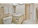 Bathroom with vanity and toilet, updated decor at 4900 Brittany S Dr # 701, St Petersburg, FL 33715