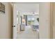 Main bedroom with water views and access to balcony at 4900 Brittany S Dr # 701, St Petersburg, FL 33715