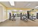 Fitness center with a variety of exercise equipment at 4900 Brittany S Dr # 701, St Petersburg, FL 33715