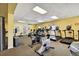 Fitness center with treadmills and stationary bikes at 4900 Brittany S Dr # 701, St Petersburg, FL 33715