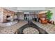 Community Lobby with fireplace and seating area at 4900 Brittany S Dr # 701, St Petersburg, FL 33715