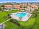 Refreshing community pool nestled in a well-maintained courtyard at 4900 Brittany S Dr # 701, St Petersburg, FL 33715