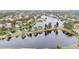 Aerial view of waterfront homes and community at 4920 Locust Ne St # 116, St Petersburg, FL 33703