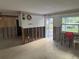Renovation in progress, living room with exterior view at 4933 Venetian Ne Blvd, St Petersburg, FL 33703