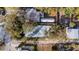 Overhead view of the house and surrounding landscape at 5309 21St S Ave, Gulfport, FL 33707