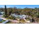 House nestled among lush greenery, seen from above at 5309 21St S Ave, Gulfport, FL 33707