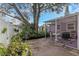 Private backyard with screened porch and shed at 5309 21St S Ave, Gulfport, FL 33707