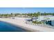 Beachfront property with palm trees and a view of the Gulf of Mexico at 5309 21St S Ave, Gulfport, FL 33707