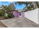 Home exterior with driveway and fenced yard at 5309 21St S Ave, Gulfport, FL 33707