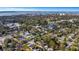 Wide aerial showcasing the property's neighborhood context at 5309 21St S Ave, Gulfport, FL 33707