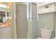Bathroom with shower and toilet at 5581 Salem Square S Dr, Palm Harbor, FL 34685