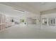 Unfinished basement offering potential for customization at 608 Columbus Dr, Tierra Verde, FL 33715