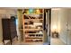 Well-organized bedroom closet with shelving and hanging space at 6773 14Th N Ave, St Petersburg, FL 33710