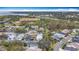 Aerial view of waterfront community, tennis courts, and park at 2058 Sheffield Ct, Oldsmar, FL 34677