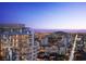 Night view of building with city skyline and stadium in background at 235 1St S Ave # 3803, St Petersburg, FL 33701
