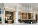Modern lobby with a large circular desk and comfortable seating at 235 1St S Ave # 3803, St Petersburg, FL 33701