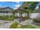 Charming backyard patio with pergola and brick pavers at 236 9Th Ne Ave, St Petersburg, FL 33701