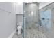 Spa-like bathroom with a walk-in shower and marble tile at 236 9Th Ne Ave, St Petersburg, FL 33701
