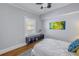 Bright bedroom with a comfortable bed and window at 236 9Th Ne Ave, St Petersburg, FL 33701
