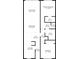 Floor plan showing a two-bedroom condo with open living areas at 4550 Overlook Ne Dr # 258, St Petersburg, FL 33703