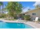 Inviting pool area with surrounding patio at 5265 Venetian Ne Blvd, St Petersburg, FL 33703