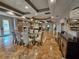 Spacious community room with seating areas, a fireplace, and large windows at 555 5Th Ne Ave # 521, St Petersburg, FL 33701