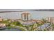 Aerial view of building and surrounding area at 6287 Bahia Del Mar Cir # 208, St Petersburg, FL 33715