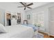 Bedroom with a queen bed and spacious closet at 6287 Bahia Del Mar Cir # 208, St Petersburg, FL 33715
