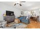 Living room with hardwood floors and open floor plan at 6287 Bahia Del Mar Cir # 208, St Petersburg, FL 33715