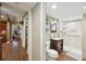 Clean bathroom with walk-in shower and modern vanity at 934 21St N Ave, St Petersburg, FL 33704