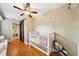 Light and airy Bedroom with crib and changing station at 934 21St N Ave, St Petersburg, FL 33704