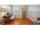 Bright home office with hardwood floors and built-in desk at 934 21St N Ave, St Petersburg, FL 33704