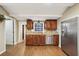 Modern kitchen with stainless steel appliances and granite counters at 934 21St N Ave, St Petersburg, FL 33704