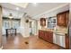 Eat-in kitchen, stainless steel appliances, and hardwood floors at 934 21St N Ave, St Petersburg, FL 33704