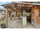Covered outdoor bar with seating and fun decor at 934 21St N Ave, St Petersburg, FL 33704