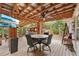 Covered outdoor dining area with a large table and comfortable seating at 934 21St N Ave, St Petersburg, FL 33704