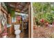 Rustic outdoor toilet with eclectic decor at 934 21St N Ave, St Petersburg, FL 33704