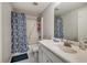 Bathroom with shower/tub combo and vanity at 10114 Chimney Hill Ct, Tampa, FL 33615